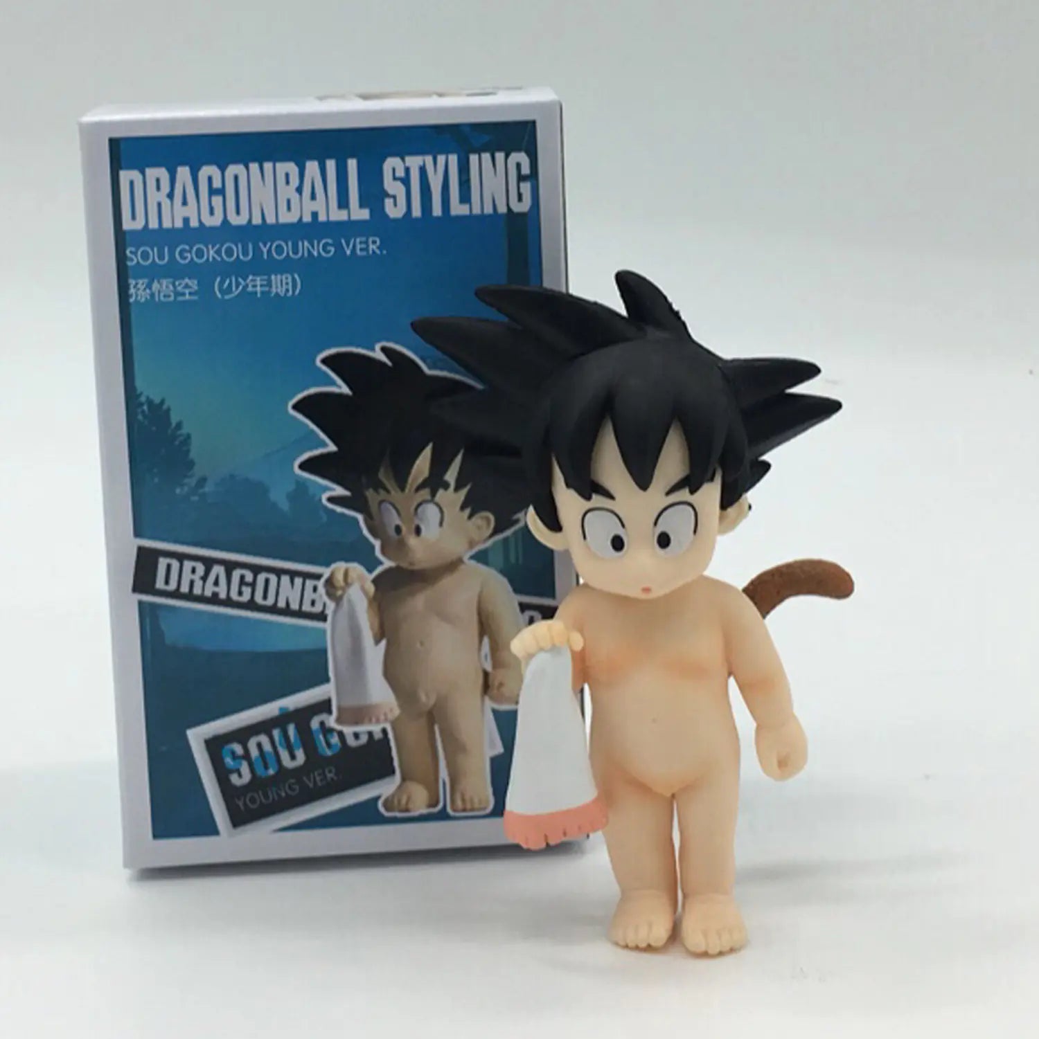 Dragon Ball Kid Goku Bathing Figure Model