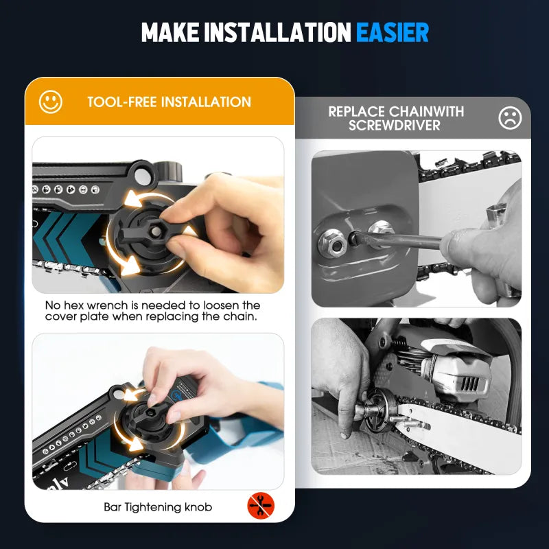 6-inch Mini Chainsaw