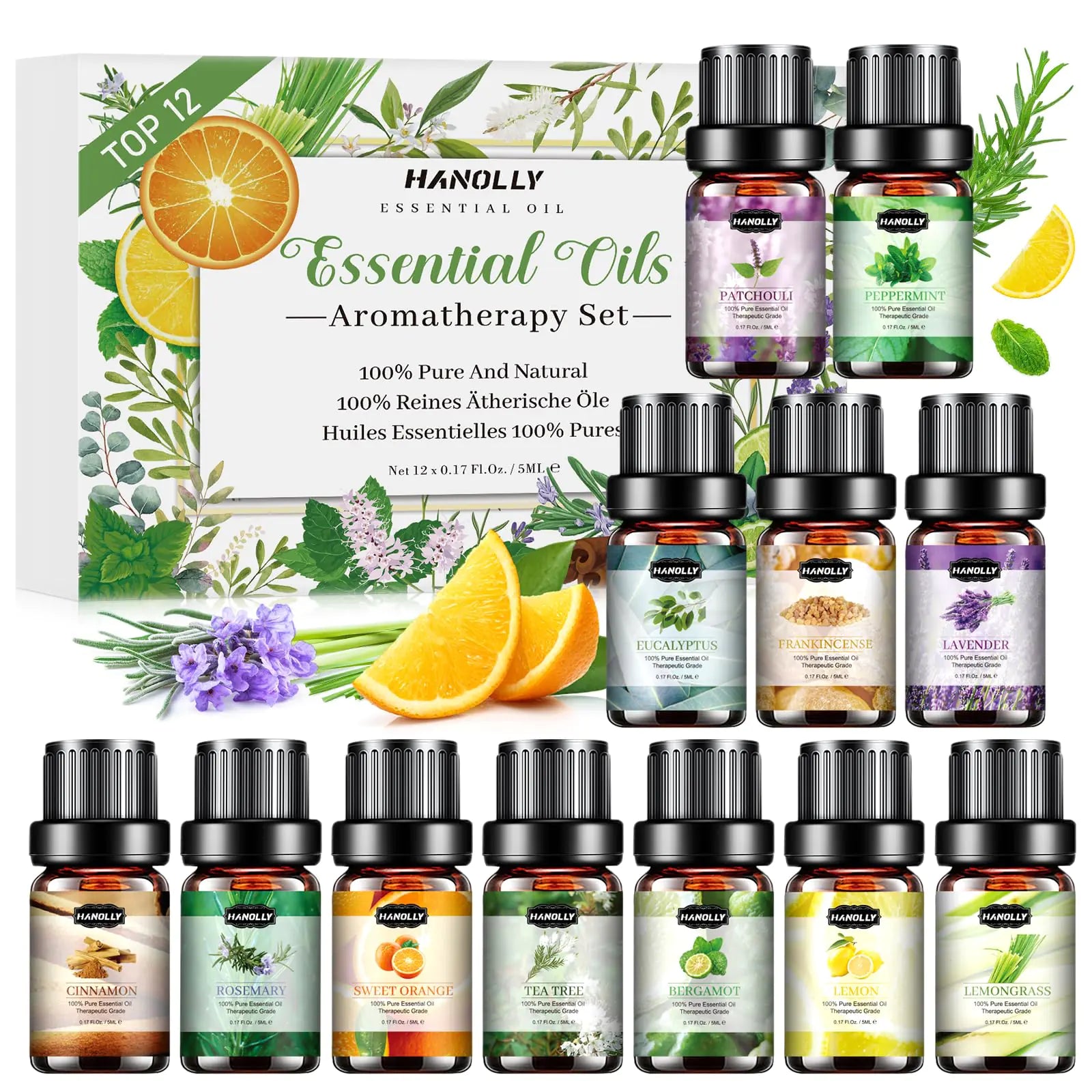 Essential Oils Set Aromatherapy