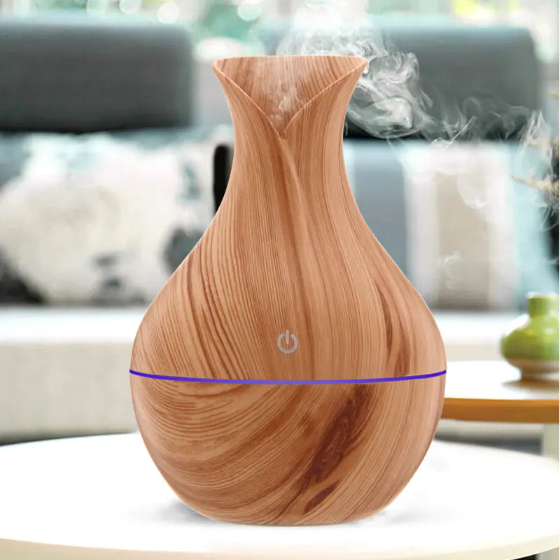 Wood Grain Humidifier Aromatherapy Air Freshener