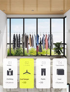 Wall-Mounted Clothesline