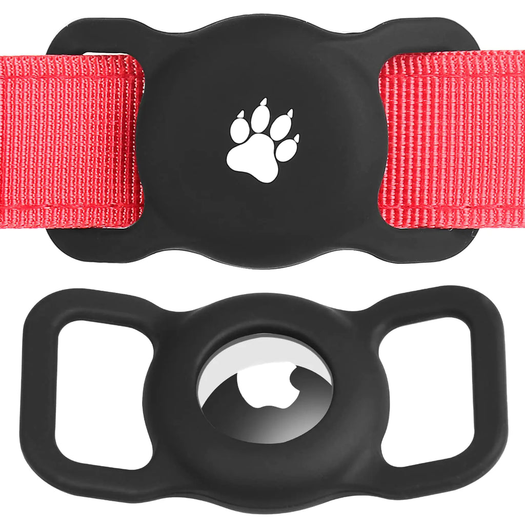 Airtag Dog Collar Holder2 Pack Silicone