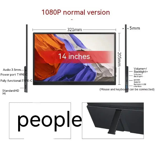 Touch/Normal Portable Monitor