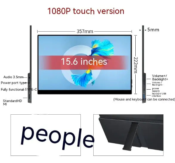 Touch/Normal Portable Monitor