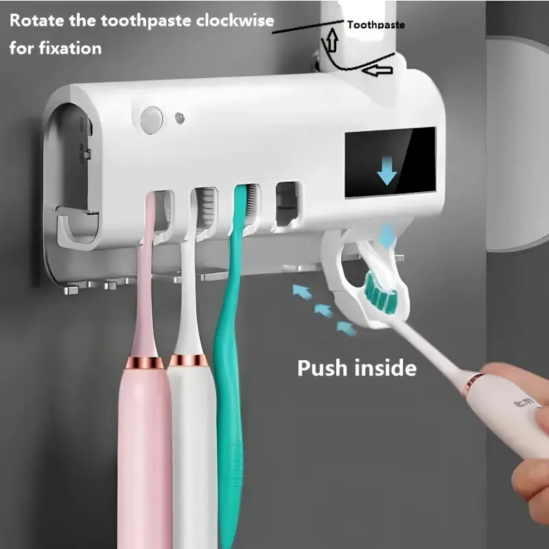 Wall-mounted UV Automatic Toothbrush Holder